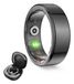 Ksix Saturn Bague connectée avec tracker d'activité IP68 Noir