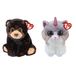 TY - Knuffel - Beanie Buddy - Kodi Bear & Asher Cat - Meerkleurig