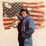 Merkloos / Sans marque Johnny Cash Ragged Old Flag
