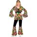 Widmann - Kostuum jaren 60 hippie stijl, reggae, Flower Power, Disco Fever, Schlagermove
