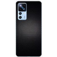 1001 coques Xiaomi Bedrukt siliconen hoesje compatibel met Xiaomi Mi 12T, Xiaomi Mi 12T Pro Dark metal