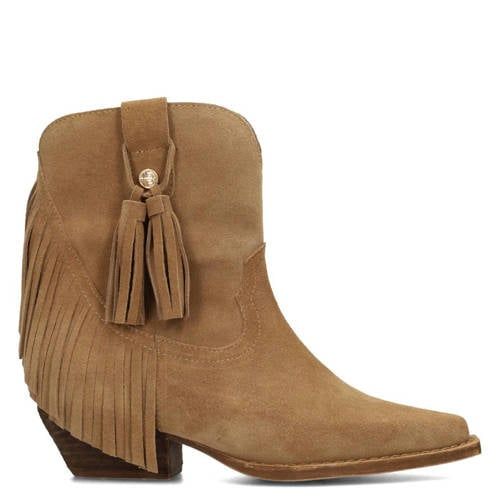 Haboob Beth suède cowboylaarzen camel