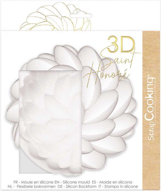 ScrapCooking 3D Siliconen Mal Florescence 18cm