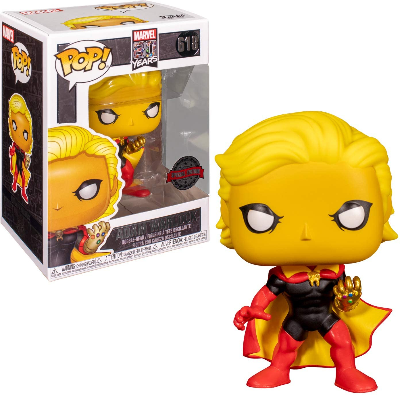 Funko Marvel 80 Years Pop Vinyl: Adam Warlock Special Edition