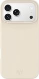 AVY Apple iPhone 17 Pro Max Hoesje Liquid Silicone met MagSafe Beige
