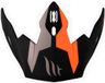 MT Helmets Streetfighter Twin Visière Orange, Noir, Gris