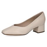 Caprice Dames Pumps 9-22315-42 Beige Leer G-breedte Maat 36 EU