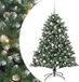 vidaXL Kunstkerstboom Groen 150 cm PVC en Plastic en Staal