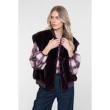 Gilet geisha - rouge brun