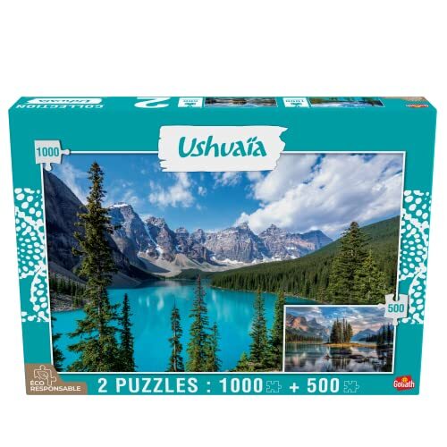 Goliath - Puzzel - Ushuaia - Morainsee en Maligne (Canada) - 1000 en 500 stukjes - vanaf 7 jaar