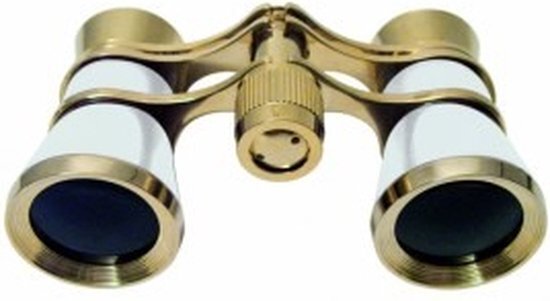 Braun Photo Technik Binocular Opera 3X25 Gold/Pearly White