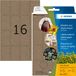 HERMA Universele Etiketten Silphie, 25 x 40 mm, natuurbruin