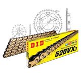 Kettingset DID Kettingset staal 520VX3 / 108 eindeloos voor Aprilia Europa AF1 Futura 125 cc Bj. 1990-1991