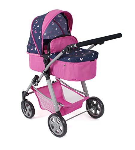 Bayer Chic 2000 BAYER CHIC 2000 Poppenwagen NELE Butterfly navy-pink