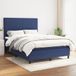 Maison Exclusive - Boxspringbed met matras, bleu, 140x200 cm, rembourré