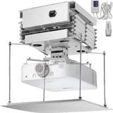 OEM Verstelbare projectorbeugel, 30 kg draagvermogen, wit, 500x500 mm