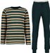Vingino Pyjama Wipes Jongens Scarab green Katoen/Elastaan Maat 122-128