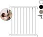 Geuther Maya barrière de sécurité en bois extensible barrière d'escalier barrière à visser blanc 63,5-105,5 cm