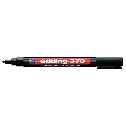 Edding Viltstift edding 370 rond 1mm zwart | 10 stuks