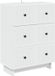 vidaXL Ladekast Wit 66 x 34,5 x 90 cm Bewerkt hout