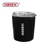 HiBREW gobelet de voyage 240 ml Noir Acier inoxydable