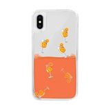 Fluorescerende Apple Fluorescerende beschermhoes voor iPhone XS/X, zacht, licht, groen