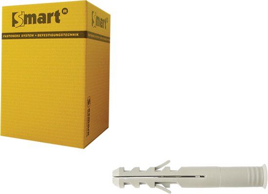 pgb-Europe SMART | Lange nylon plug 1 vleugel VK Ø 14x185 | 25 st