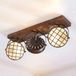 Lindby Buitenspot Tamin 3-lichts Metaal/Glas Roest/Wit