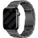 Strap-it Apple Watch Bracelet acier (gris foncé)