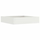 vidaXL Gazonrand 60 x 60 x 13 cm staal wit