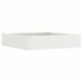 vidaXL Gazonrand 60 x 60 x 13 cm staal wit
