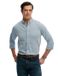 Superdry Vintage Destroy Piqué Overhemd met Lange Mouwen Heren L China Blue