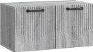 vidaXL Wandmontage TV-kast Grijs sonoma 59,5 x 31 x 30 cm Bewerkt hout
