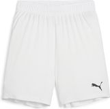 PUMA teamGOAL Shorts Jr Unisex sportbroek - Puma White-Puma Black