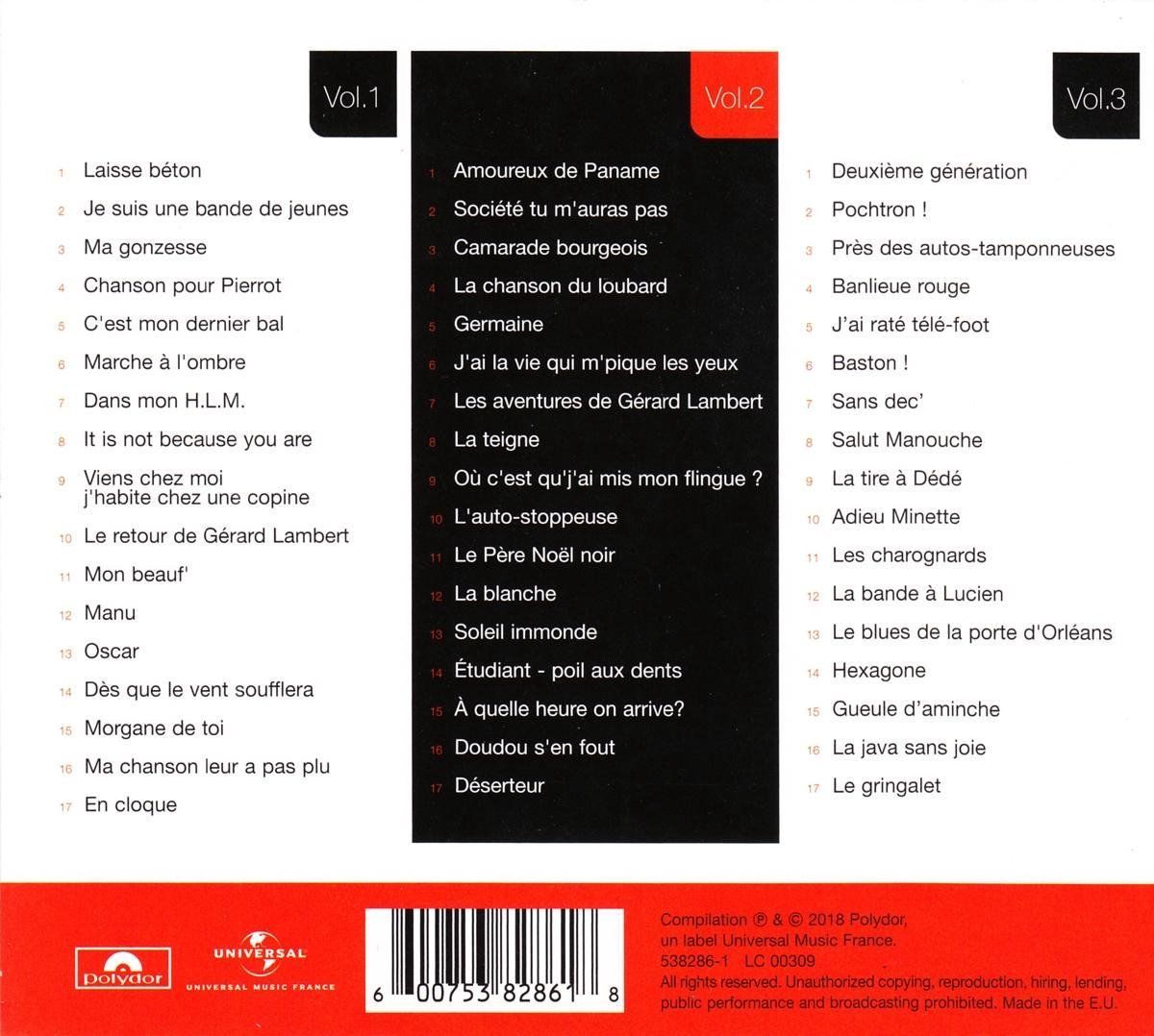 Renaud - Master Serie Vol.1 / Vol. 2 / Vol.3 - CD
