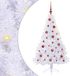 vidaXL Kunstkerstboom met 150 LED Wit 150 cm PVC en Staal