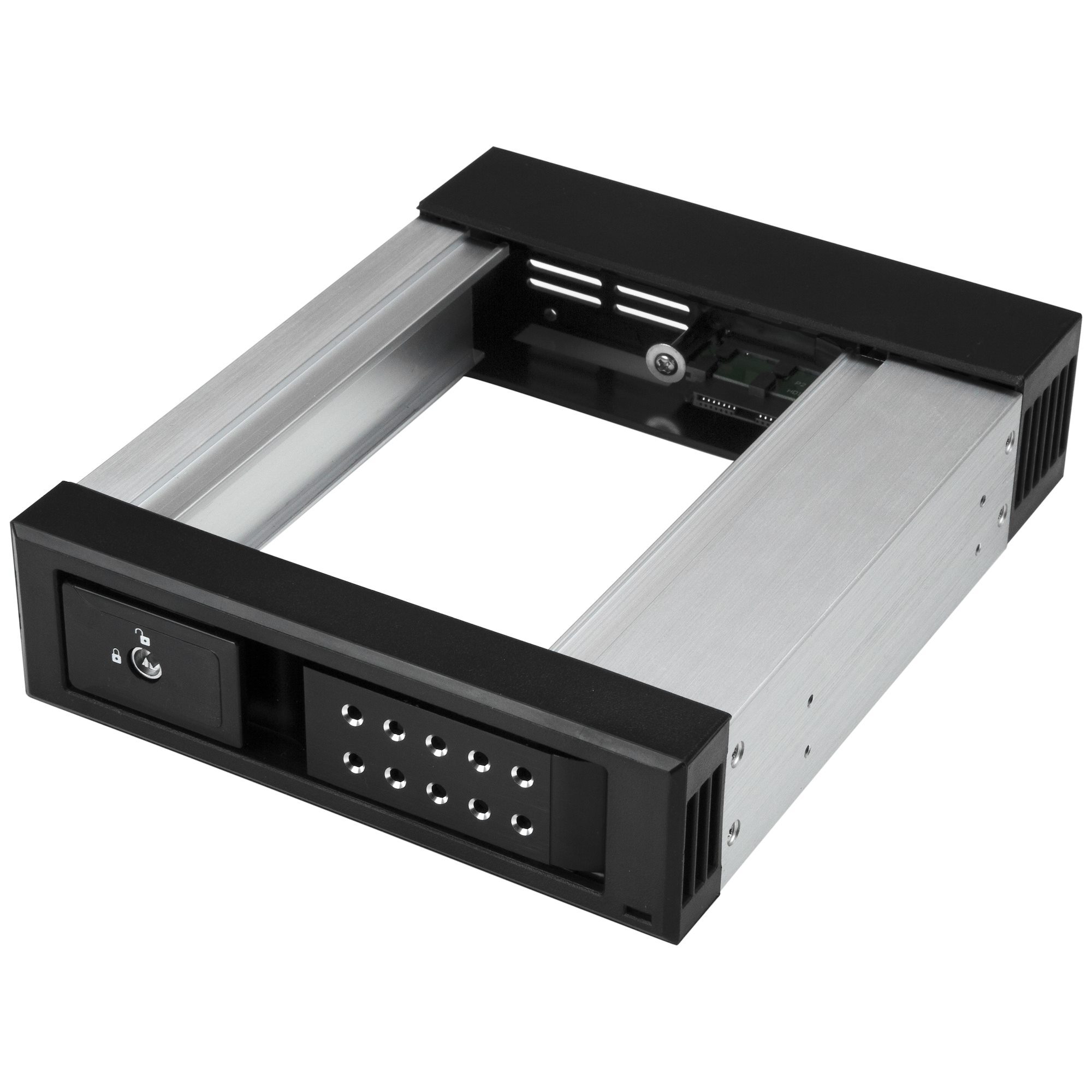 StarTech.com 5.25 naar 3.5 harde schijf hot swap bay voor 3.5" SATA/SAS schijven zonder tray -aluminium