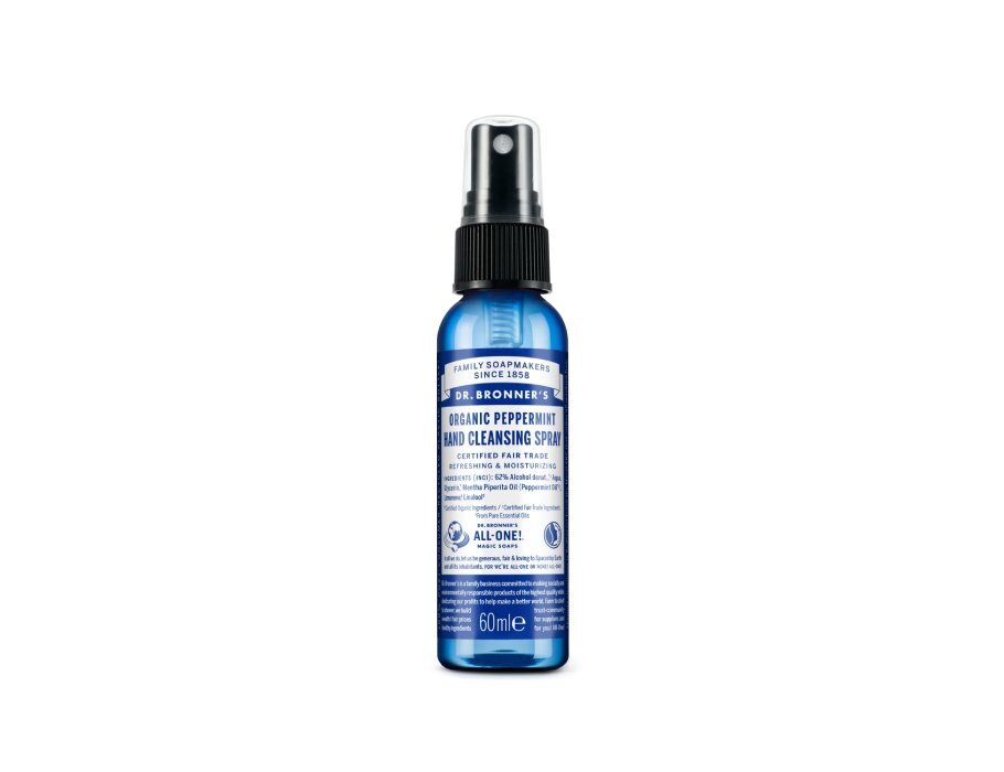 dr bronners Handspray pepermunt 60ml