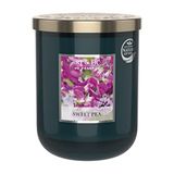 HEART & HOME - Geurkaars op basis van natuurlijke sojawas voor thuis - Groot glas Geurerwten - Brandduur 75 uur - Cadeau, decoratie en geur voor thuis - Glazen pot