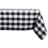 DII Buffalo Check Collection Klassiek tafelkleed met boerderijmotief, katoen, zwart/wit, tafelkleed, 60 x 104 cm