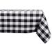 DII Buffalo Check Collection Klassiek tafelkleed met boerderijmotief, katoen, zwart/wit, tafelkleed, 60 x 104 cm