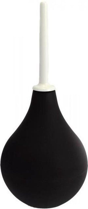 Rimba - Anaal douche met ballon reservoir - 143 ml - zwart