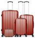 BLUESTAR – Lot de 4 valises NAPOLI-C, 75 cm, 4 roues