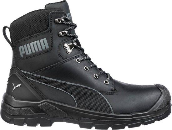 Puma Safety Conquest BLK CTX Hoog S3 Veiligheidsschoenen - Zwart - Maat 46