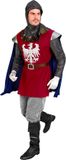 WIDMANN MILANO Party Fashion Ridder Ricky Kostuum Volledig Verkleedpak Mannen Blauw/Rood Maat M