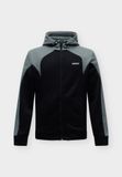 UNDER ARMOUR Sportsweatvest stone grey / zwart