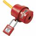 Master Lock 487 Rotating Electrical Plug Lockout for 120 and 240 Volt Plugs