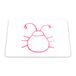 Bonamaison Pop Art Digital Printed Rectangular Mousepad