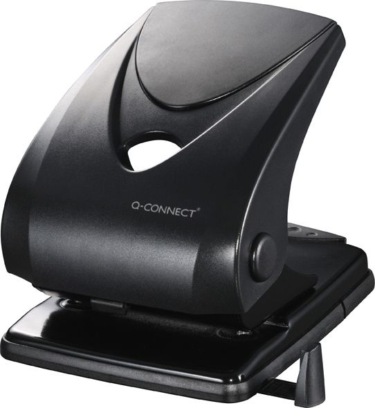 Q-CONNECT perforator Heavy Duty, 40 blad, zwart