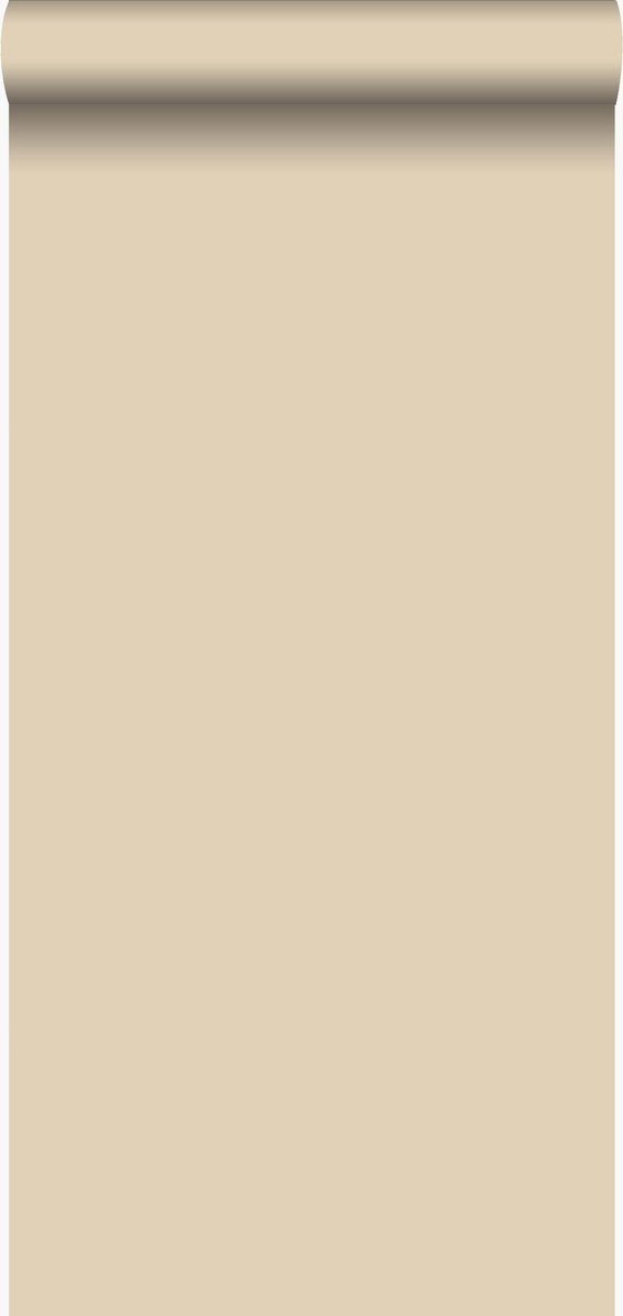 Origin Wallcoverings behang effen glanzend licht beige - 345710 - 53 cm x 10,05 m